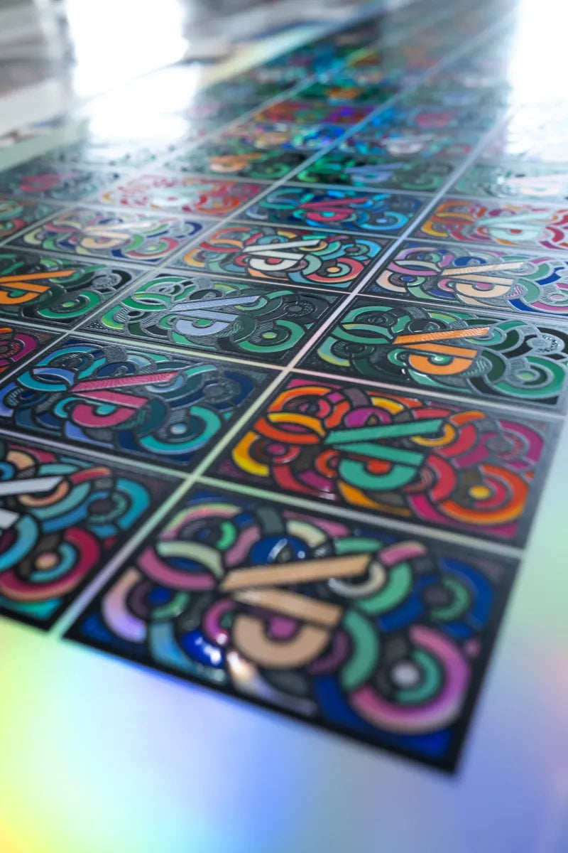 Pro shoot holo sticker sheet
