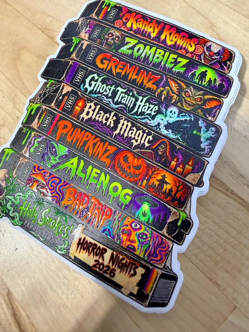 Stack of die cut strips