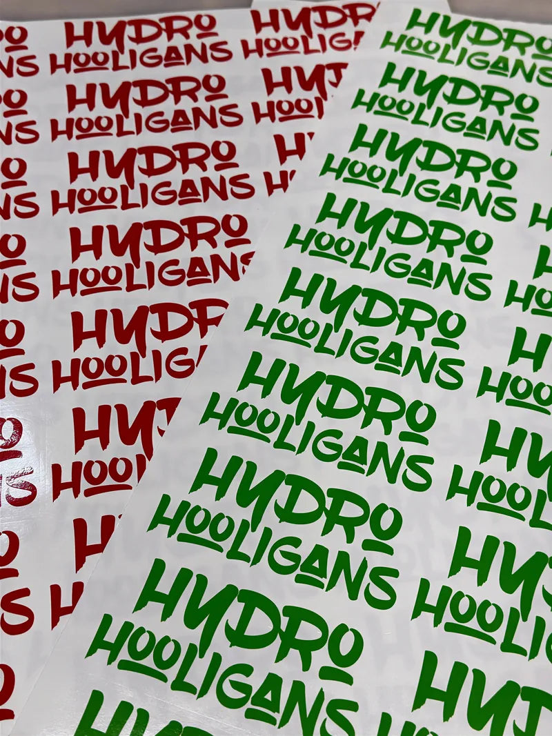 Hydro hooligans stickers
