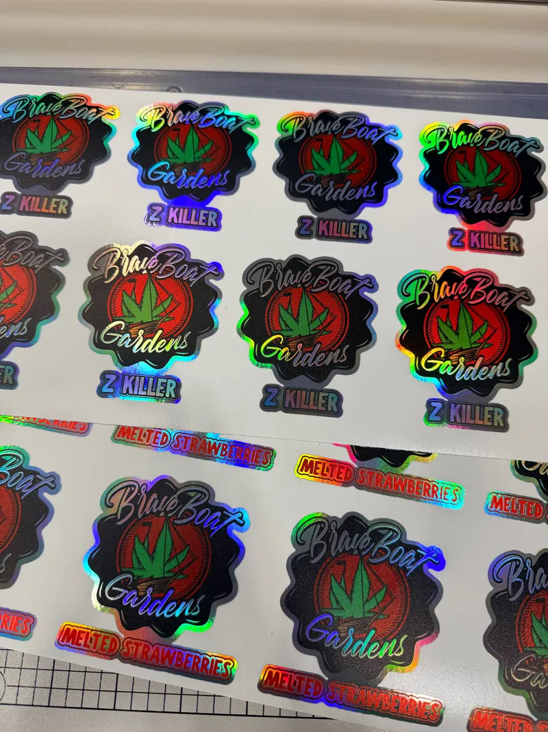 Holo sticker sheet