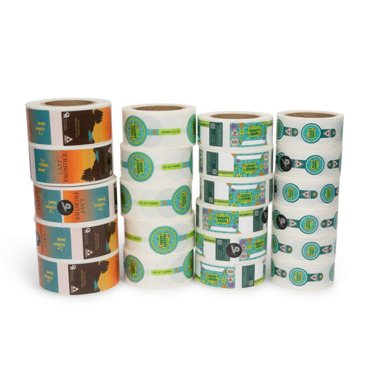 Custom Roll Labels — Any Shape, 1"–10"