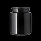 4oz Gloss Black Glass Jar w/ CR Lid - Case of 30 ($1.25/jar)