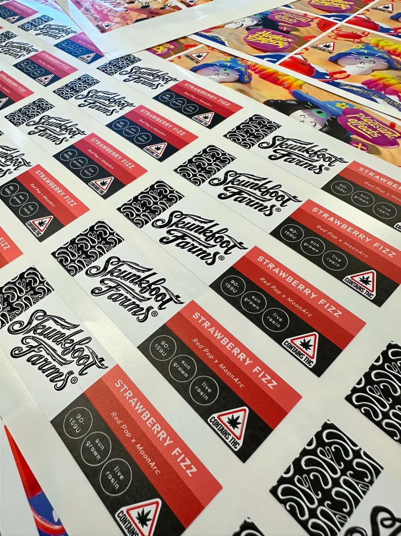 Smokefoot label sheet